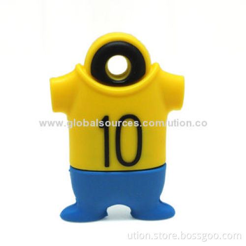 New Design Polo Shirt USB Flash Drive with 1 to 32GB Memory Capacity and 3D Design Free Logo
